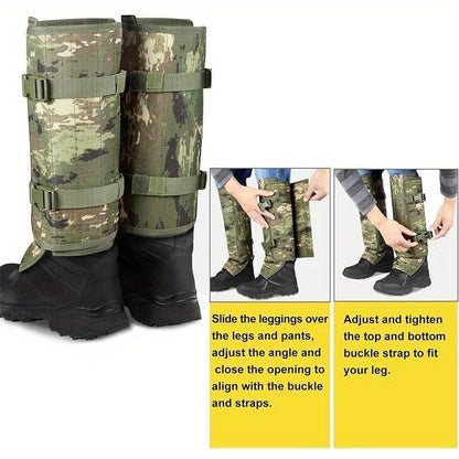 Outdoor Snake-Resistant Leg Gaiters