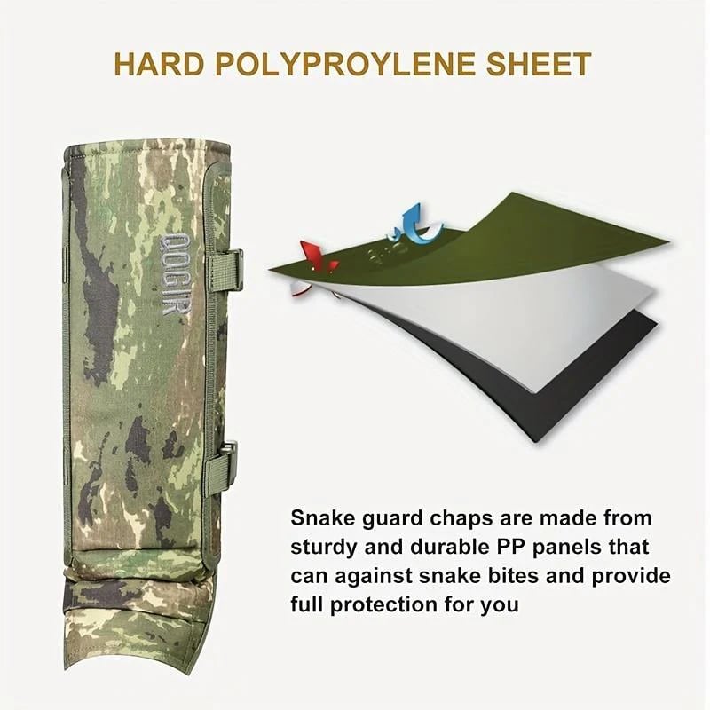 Outdoor Snake-Resistant Leg Gaiters